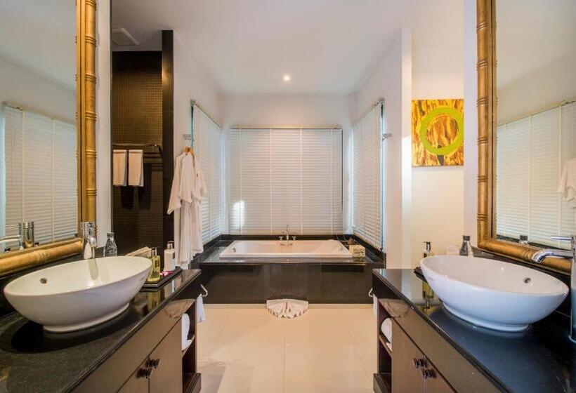 ３ベッドルームのデラックスビラ, The Bell Pool Villa Resort Phuket
