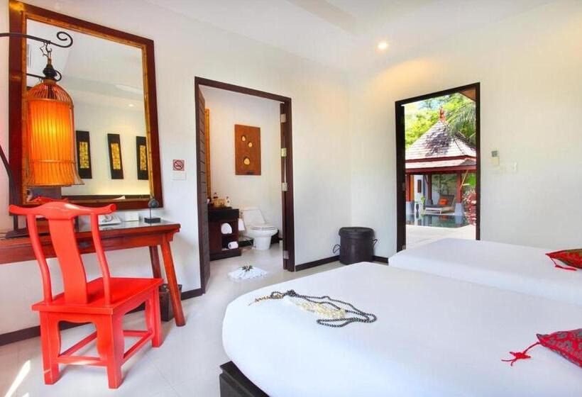 ３ベッドルームのデラックスビラ, The Bell Pool Villa Resort Phuket