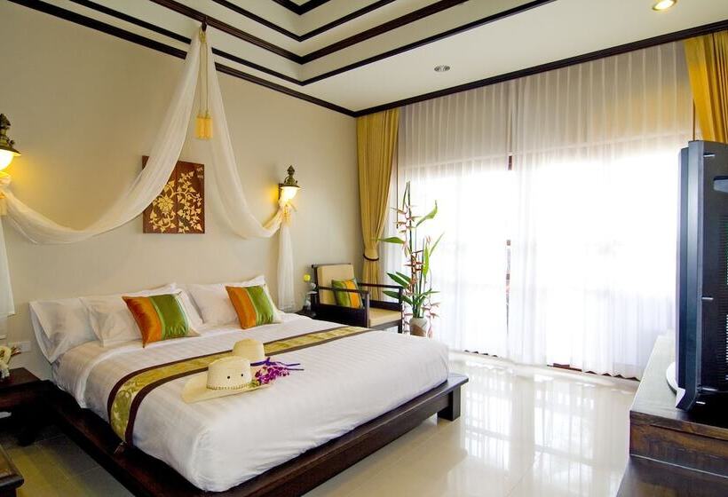 标准间带阳台, Kanok Buri Resort