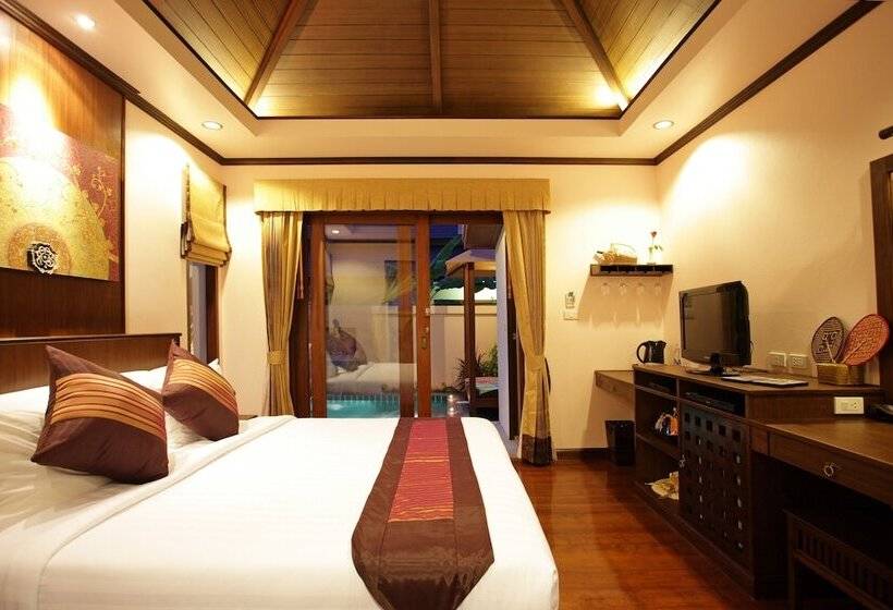 Вилла с 1 спальней и бассейном, Kanok Buri Resort