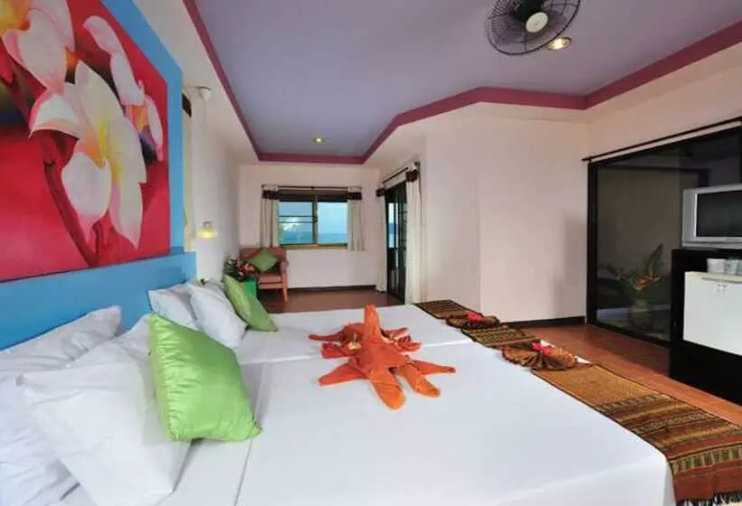 オーシャンビュースーペリアールーム, Koh Ngai Cliff Beach Resort