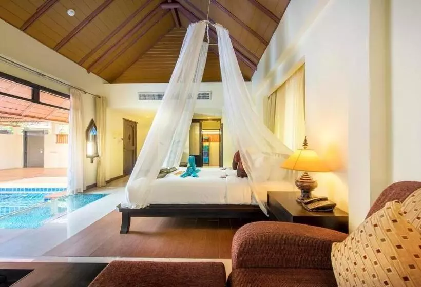 ویلای یک اتاق خوابه با استخر شنا, Chada Lanta Beach Resort   Sha Extra Plus
