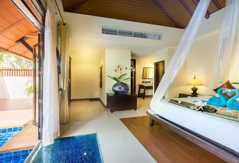 ویلای یک اتاق خوابه با استخر شنا, Chada Lanta Beach Resort   Sha Extra Plus