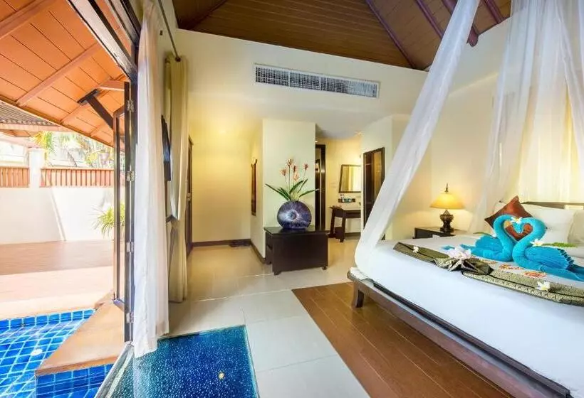 ویلای یک اتاق خوابه با استخر شنا, Chada Lanta Beach Resort   Sha Extra Plus