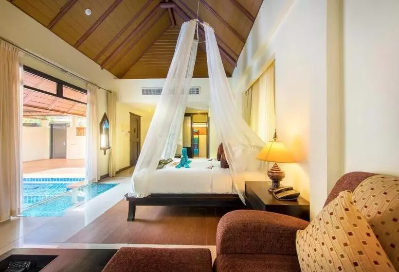 ویلای یک اتاق خوابه با استخر شنا, Chada Lanta Beach Resort   Sha Extra Plus