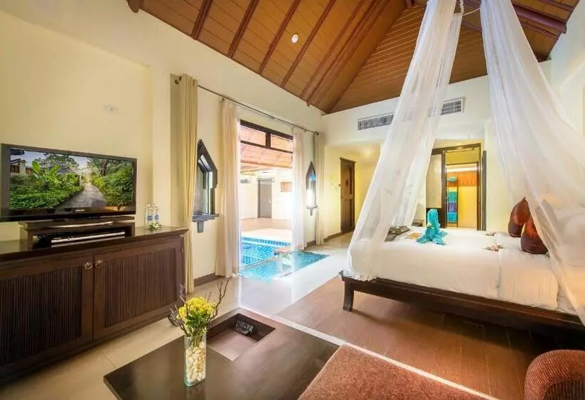 ویلای یک اتاق خوابه با استخر شنا, Chada Lanta Beach Resort   Sha Extra Plus