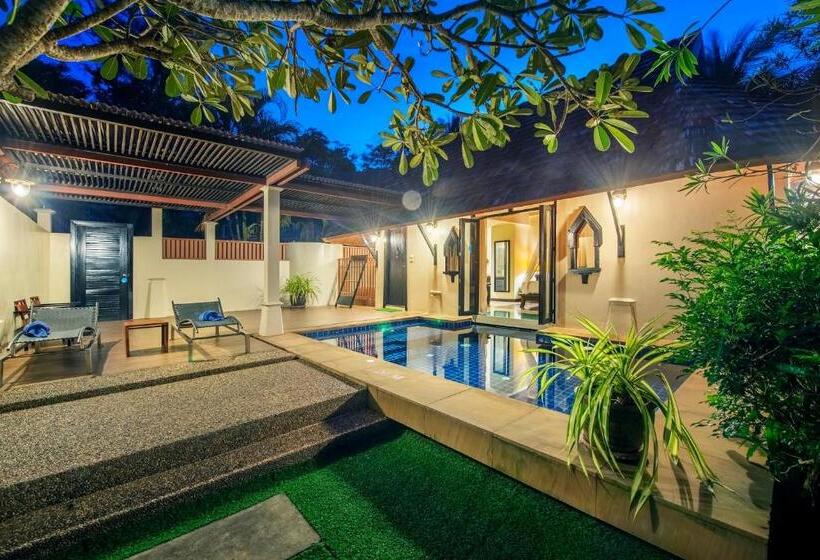 فيلا غرفة نوم واحدة مع مسبح, Chada Lanta Beach Resort Sha Extra Plus
