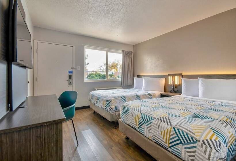 2ダブルベッドのスタンダードルーム, Motel 6 Santa Fe