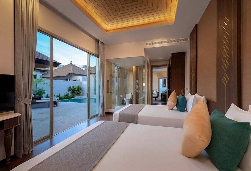 침실 2개 빌라, Splash Beach Resort, Maikhao Phuket   Sha Extra Plus