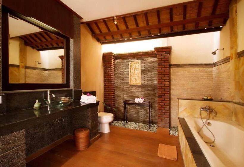 带花园景观和一个卧室的别墅, Bali Ayu Hotel & Villas