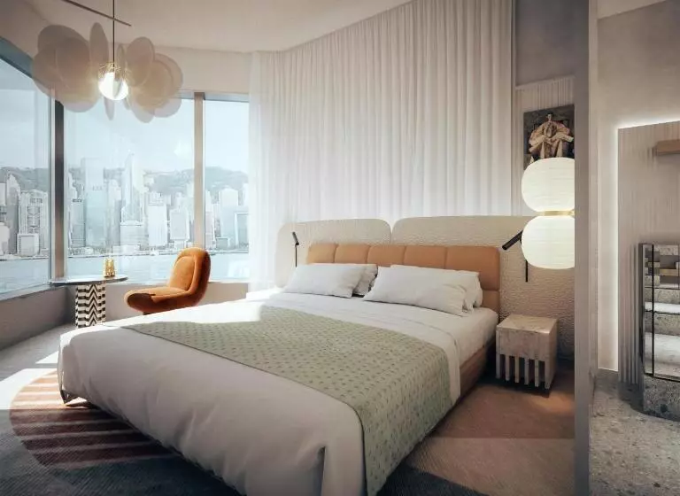 اتاق سوپریور با تخت بزرگ, Mondrian Hong Kong