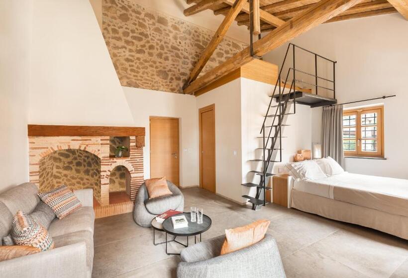 디럭스 스위트, Antico Borgo Molino 7cento Vicino Ai Giardini Di Ninfa