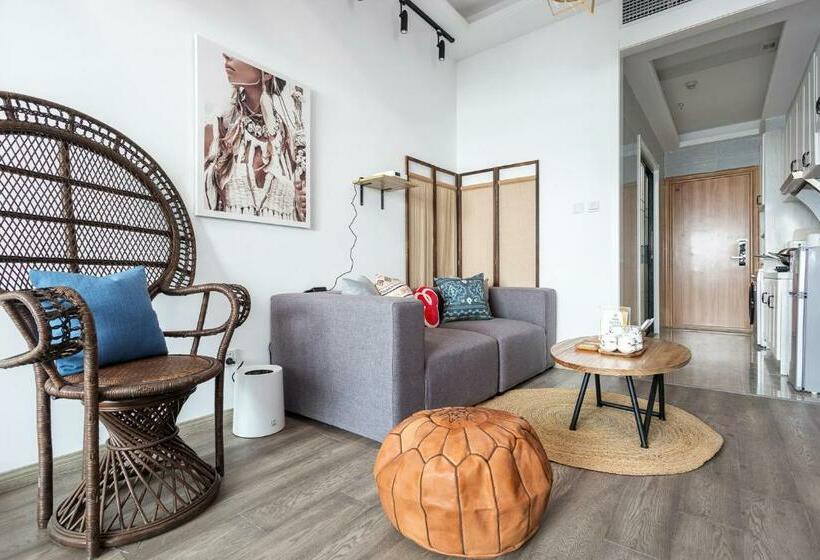 Апартаменты 1 Спальня, Hefei Yuefang·yuefang·square