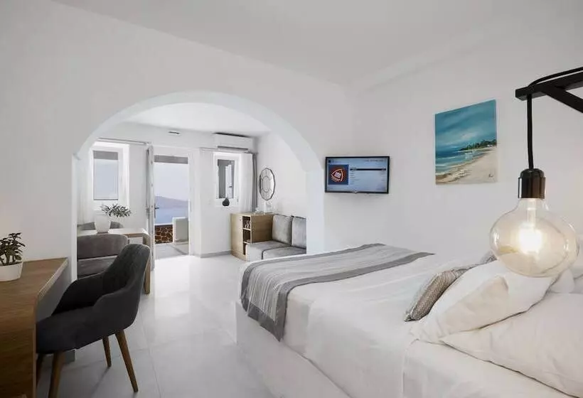 اتاق استاندارد با چشمانداز, Santorini Princess Spa