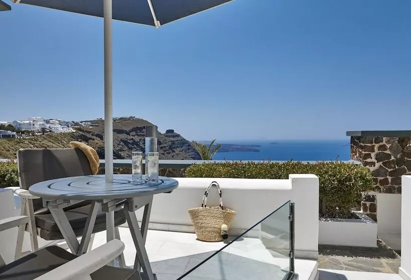 اتاق استاندارد سه تخته با چشمانداز, Santorini Princess Spa