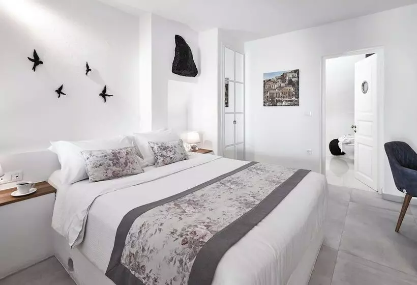 اتاق استاندارد سه تخته با چشمانداز, Santorini Princess Spa