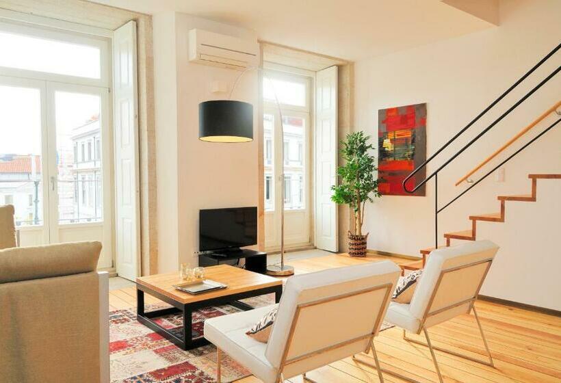 침실 1개 디럭스 아파트, Condes De Azevedo Palace Apartments