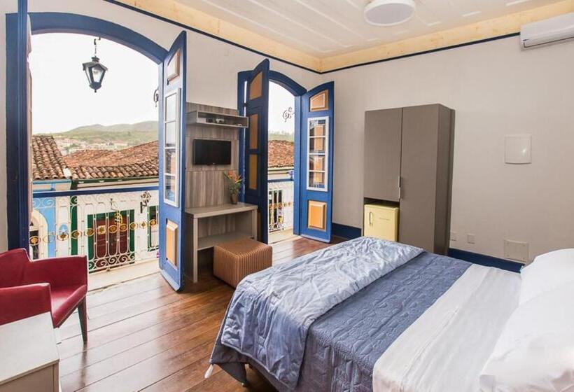 غرفة سوبيريور مطلة على المدينة, Pousada Ouro Real