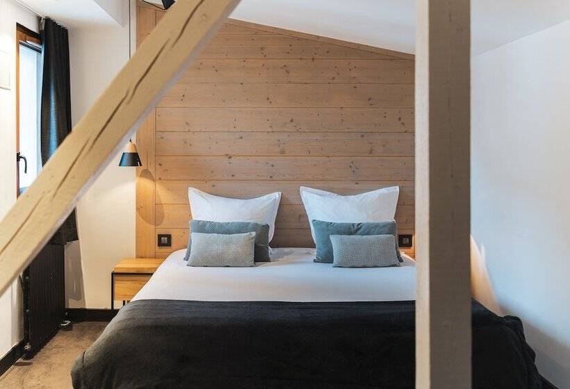 חדר דלוקס עם נוף להרים, Grand Hôtel & Spa Nuxe Serre Chevalier