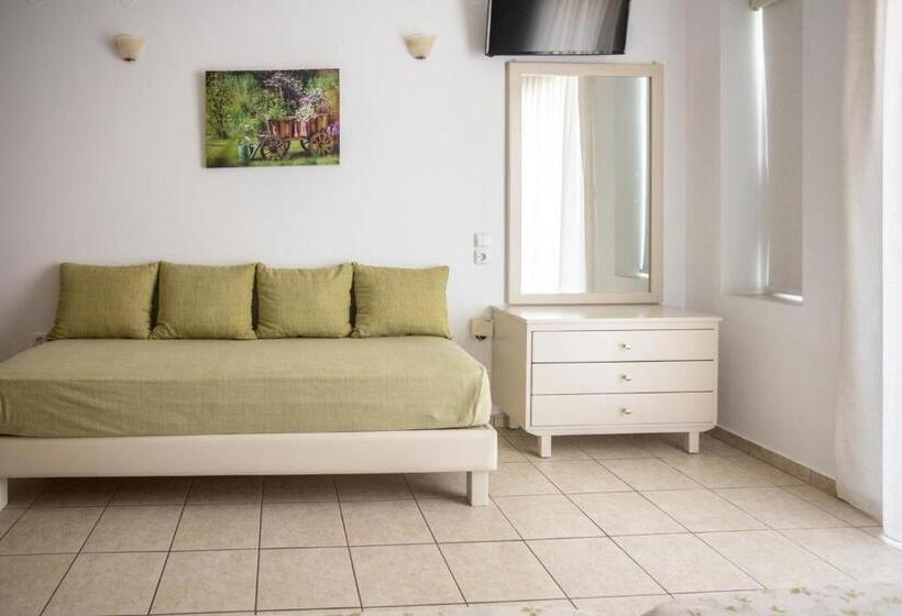 סטודיו סטנדרט עם נוף צדדי לים, Ilian Beach & Apartments