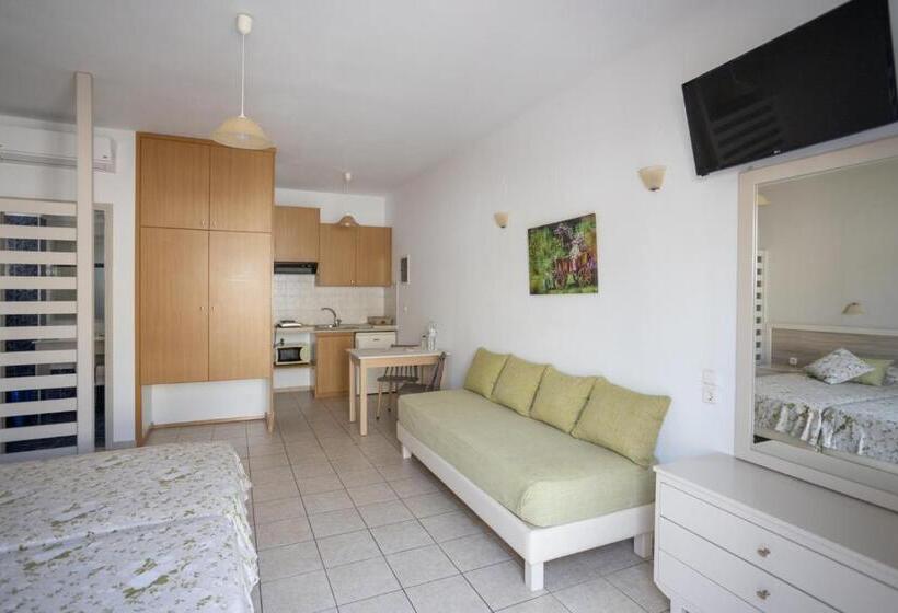 סטודיו סטנדרט עם נוף צדדי לים, Ilian Beach & Apartments