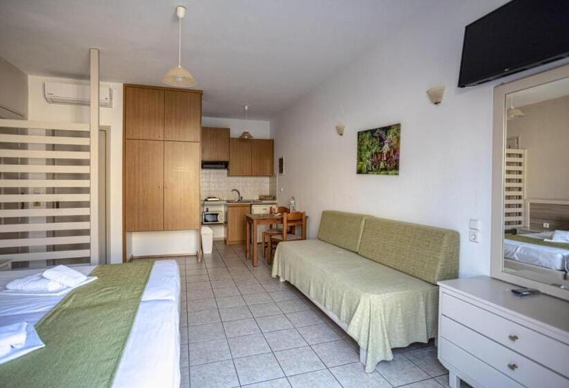 סטודיו סטנדרט עם נוף צדדי לים, Ilian Beach & Apartments