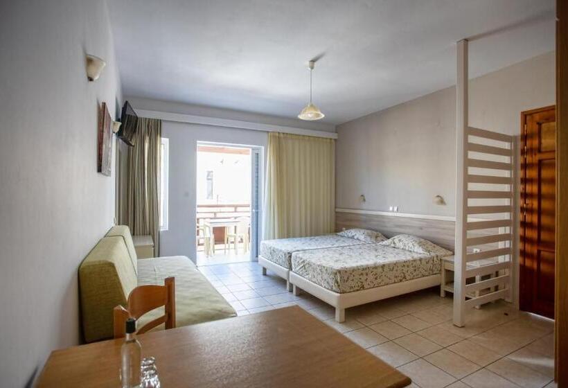 סטודיו סטנדרט עם נוף צדדי לים, Ilian Beach & Apartments