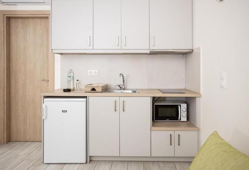 דירה בת חדר שינה 1 צדדית נוף לים, Ilian Beach & Apartments