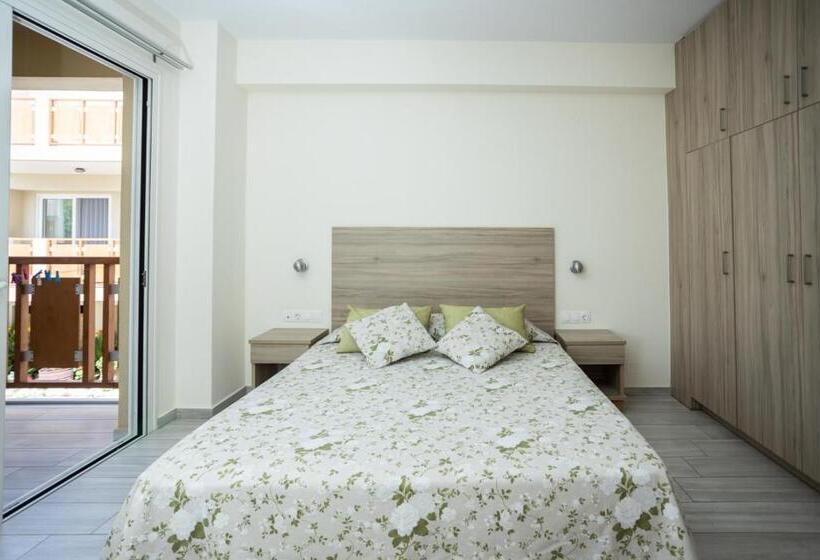 דירה בת חדר שינה 1 צדדית נוף לים, Ilian Beach & Apartments