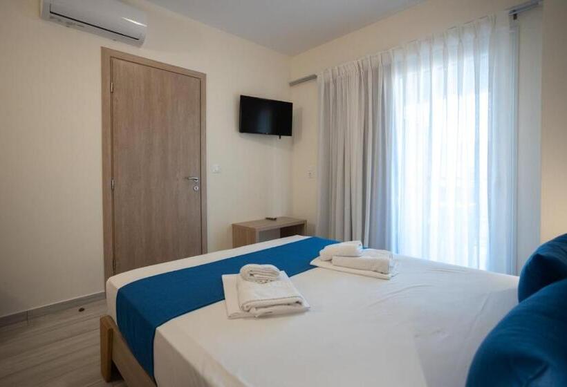 דירה בת חדר שינה 1 צדדית נוף לים, Ilian Beach & Apartments