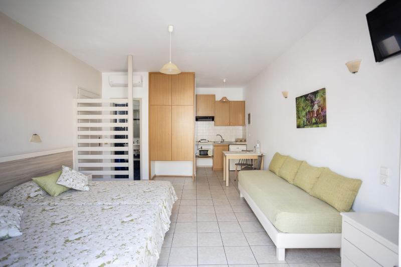 סטודיו סטנדרט עם נוף צדדי לים, Ilian Beach & Apartments