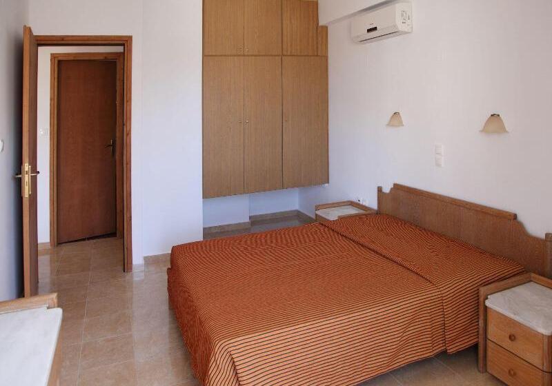 דירה בת חדר שינה 1 צדדית נוף לים, Ilian Beach & Apartments