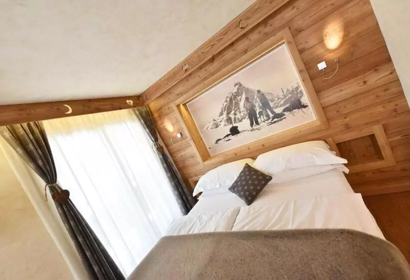 Standard-huone Vuoristonäkymä, Miravidi A Cervinia