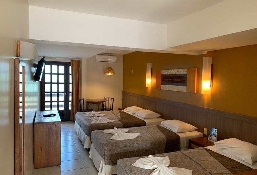 غرفة قياسية رباعية مطلة على البحر, Lumar Hotel Ponta Negra