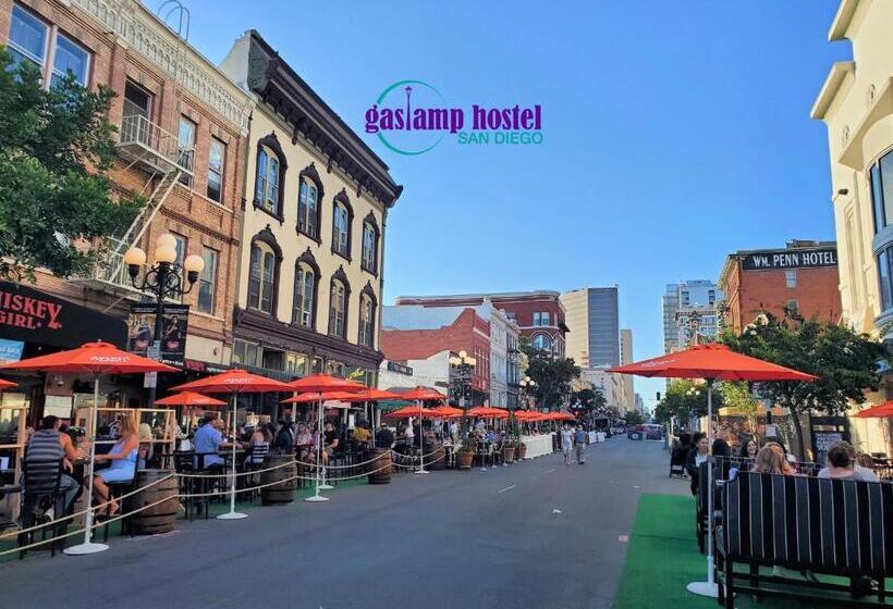 غرفة قياسية رباعية حمام مشترك, Gaslamp Hostel