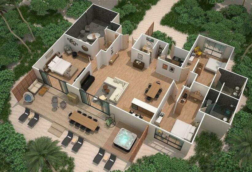 ویلای 3 خوابه, Le Meridien Maldives Resort & Spa