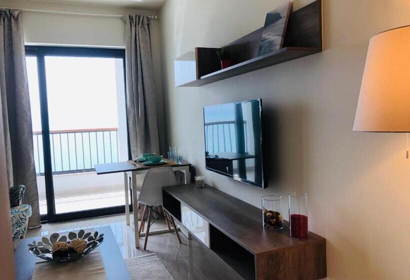 آپارتمان 1 خوابه با چشم‌انداز دریا, Porto Dead Sea