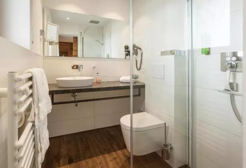 اتاق لوکس با تخت بزرگ, Bollenhuthotel Kirnbacher Hof