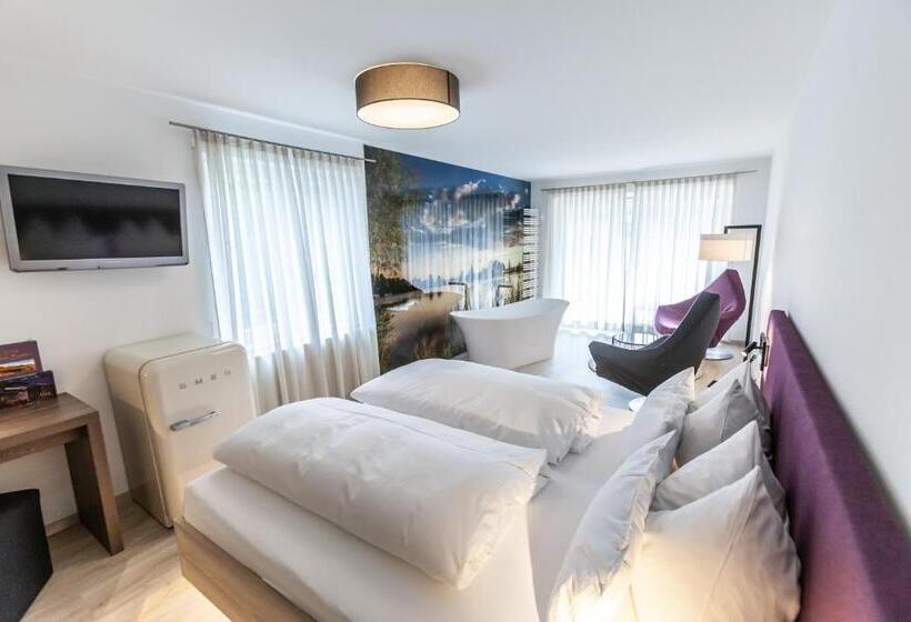 标准间带阳台, Bollenhuthotel Kirnbacher Hof