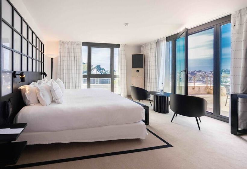 اتاق لوکس با چشم‌انداز دریا, L Agapa Hôtel   Spa Codage