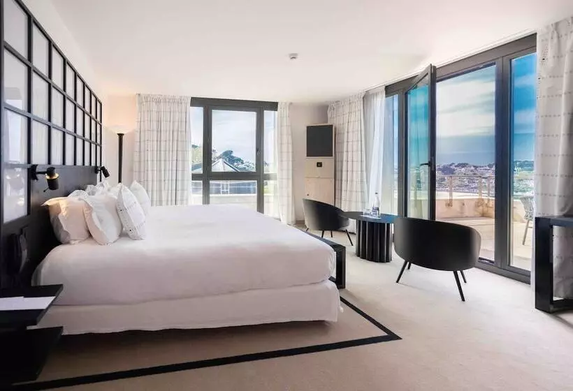 اتاق لوکس با چشم‌انداز دریا, L Agapa Hôtel   Spa Codage