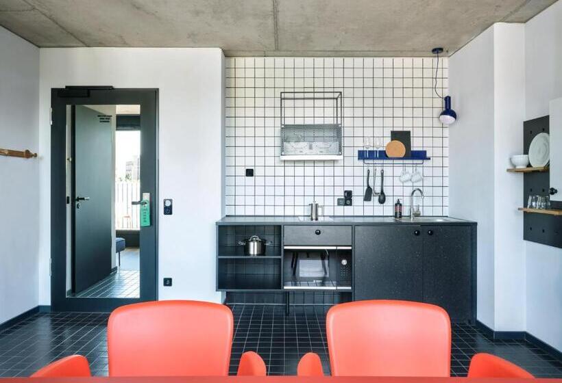 Апартаменты 1 Спальня с Балконом, Stayery Frankfurt Sachsenhausen
