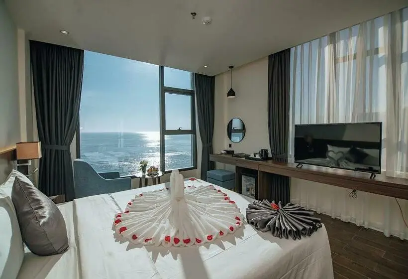اتاق استاندارد با چشم‌انداز دریا, Phương Bắc Luxury