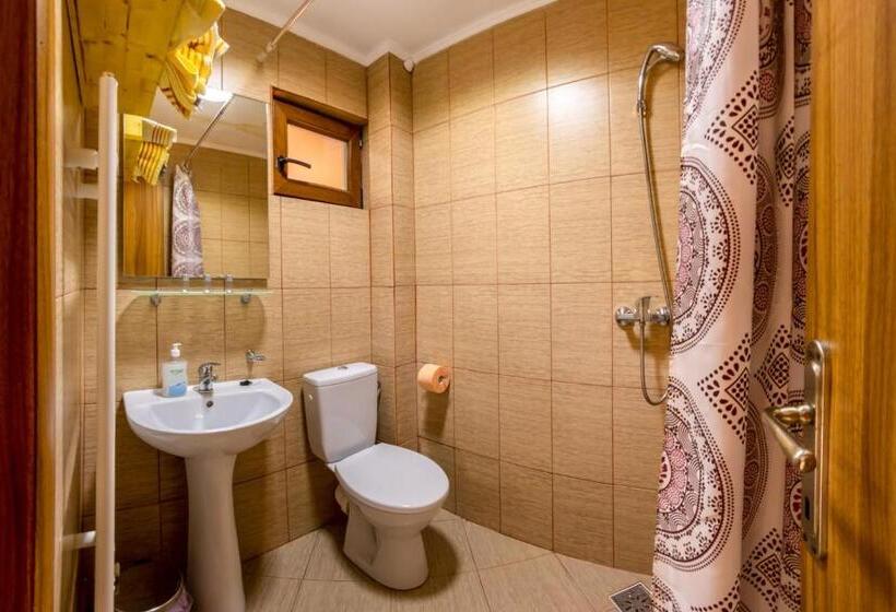 庭の見えるスタンダードトリプルルーム, Pensiunea La Maria Lu  Sandoiu