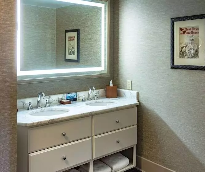 身障者適用ダブルベッド付きスタンダードルーム, Hilton Baton Rouge Capitol Center