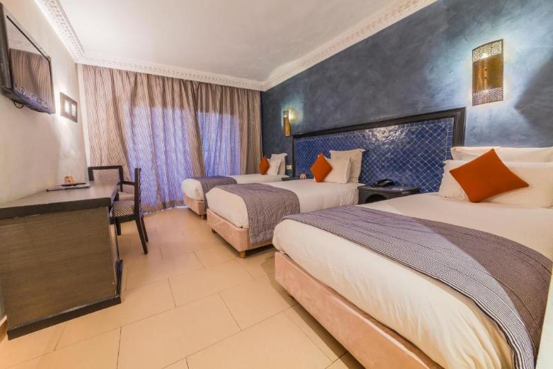 带花园景观的标准三人间, Zalagh Kasbah Hotel & Spa