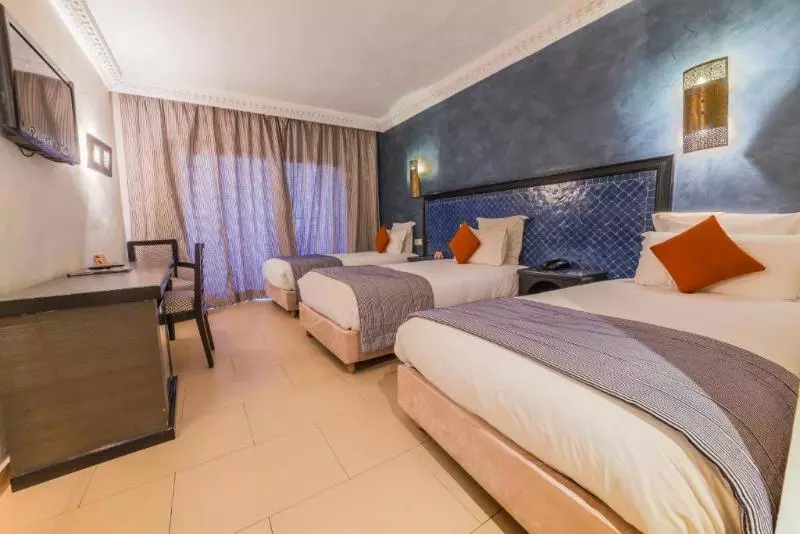 اتاق استاندارد سه تخته با چشم‌انداز باغ, Zalagh Kasbah Hotel & Spa