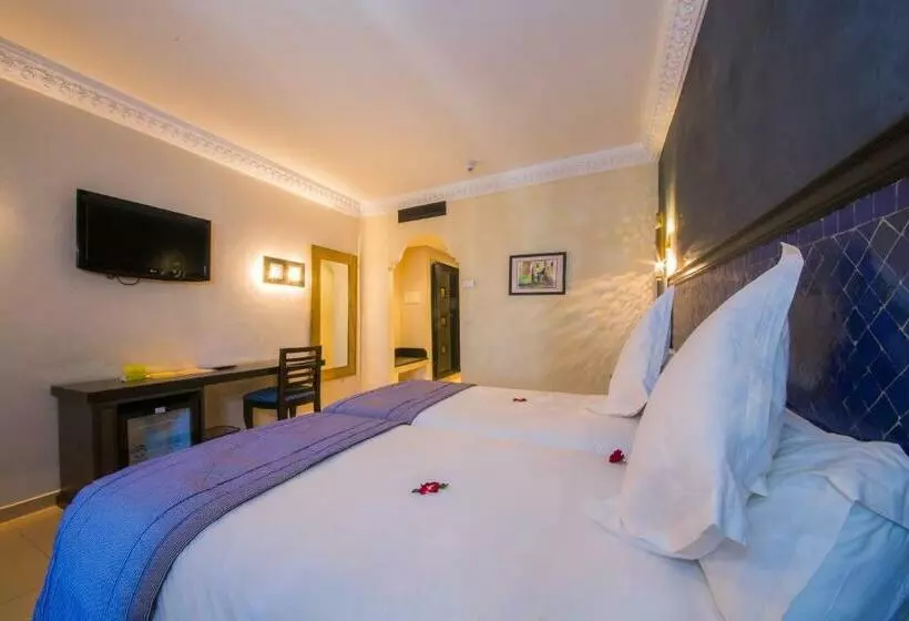 اتاق استاندارد سه تخته با چشم‌انداز باغ, Zalagh Kasbah Hotel & Spa