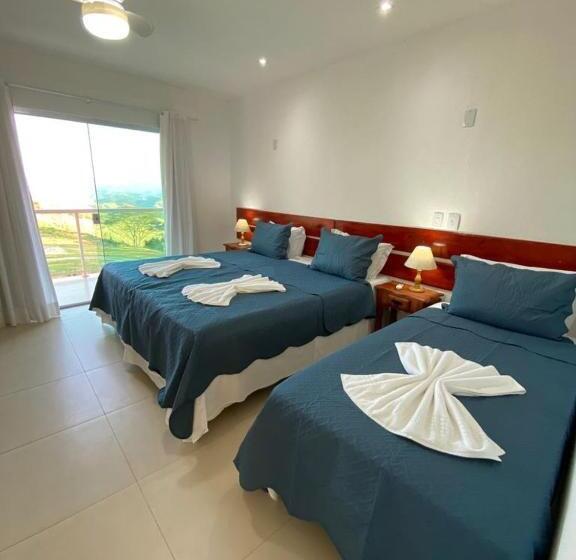 Трехместный Номер Стандарт Вид на Сад, Pousada Alto Da Serra