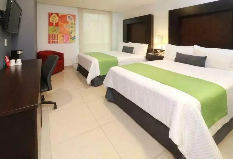 ２ダブルベッドのスタンダードルーム, Wyndham Garden Guadalajara Acueducto